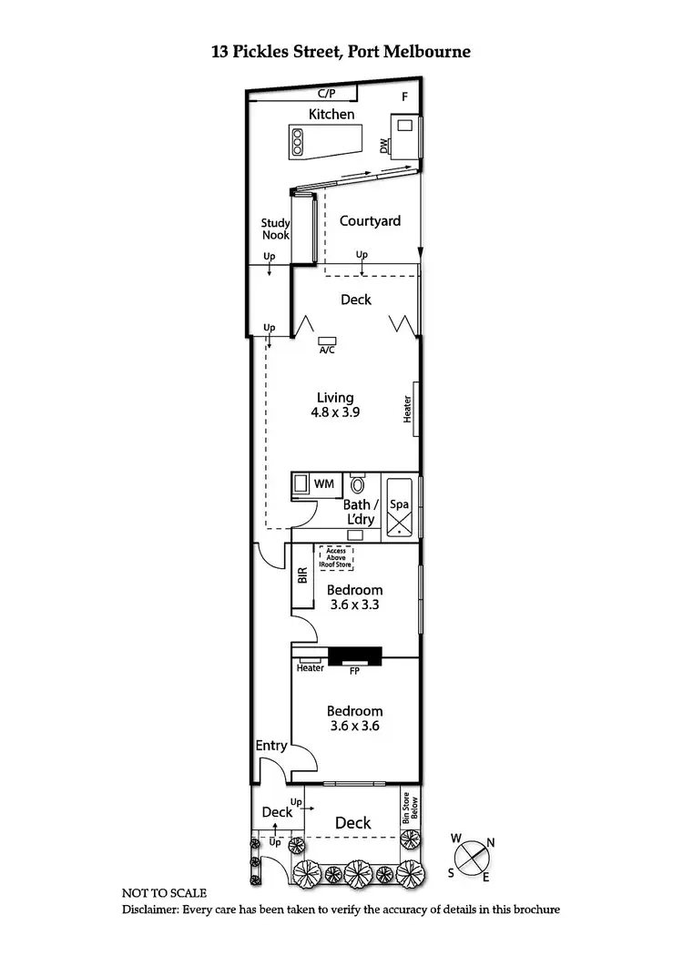 Floorplan of Homely house listing, 13 Pickles Street, Port Melbourne VIC 3207