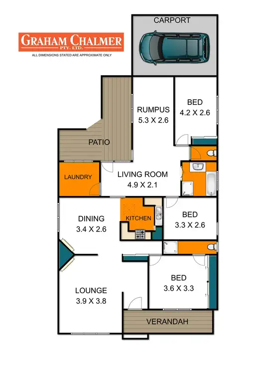 Floorplan of Homely house listing, 14 Market Street, Sale VIC 3850