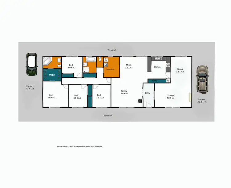 Floorplan of Homely house listing, 24 Church Street, Briagolong VIC 3860
