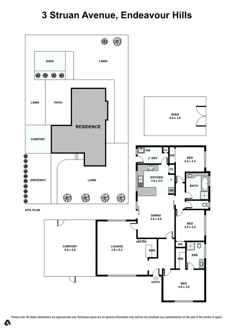 Floorplan of Homely house listing, 3 Struan Avenue, Endeavour Hills VIC 3802