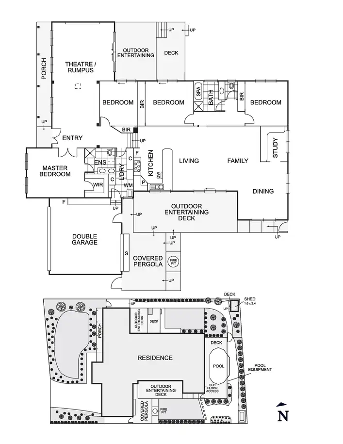 Floorplan of Homely house listing, 24 Landano Way, Doreen VIC 3754
