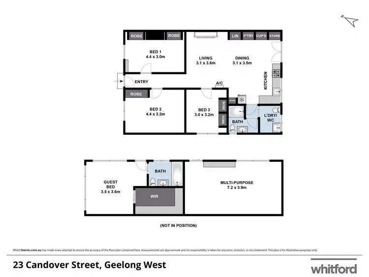 Floorplan of Homely house listing, 23 Candover Street, Geelong West VIC 3218