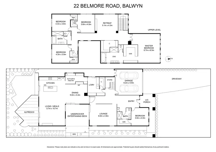 Floorplan of Homely house listing, 22 Belmore Road, Balwyn VIC 3103