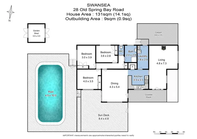 Floorplan of Homely house listing, 28 Old Spring Bay Road, Swansea TAS 7190