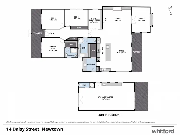 Floorplan of Homely house listing, 14 Daisy Street, Newtown VIC 3220