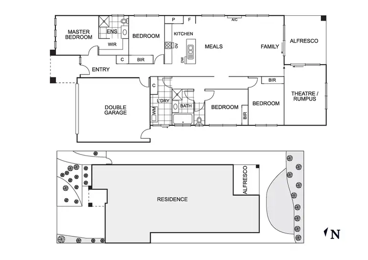Floorplan of Homely house listing, 25 Cortona Grange, Mernda VIC 3754