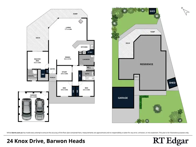 Floorplan of Homely house listing, 24 Knox Drive, Barwon Heads VIC 3227