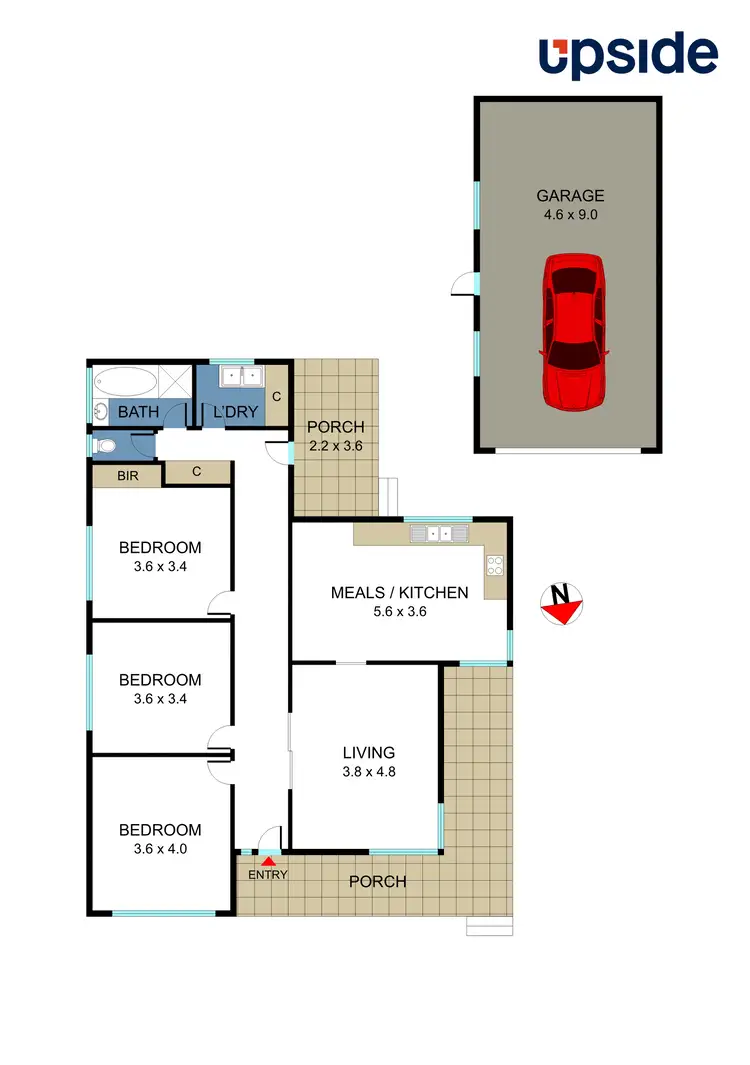 Floorplan of Homely house listing, 181 Kingsway Drive, Lalor VIC 3075