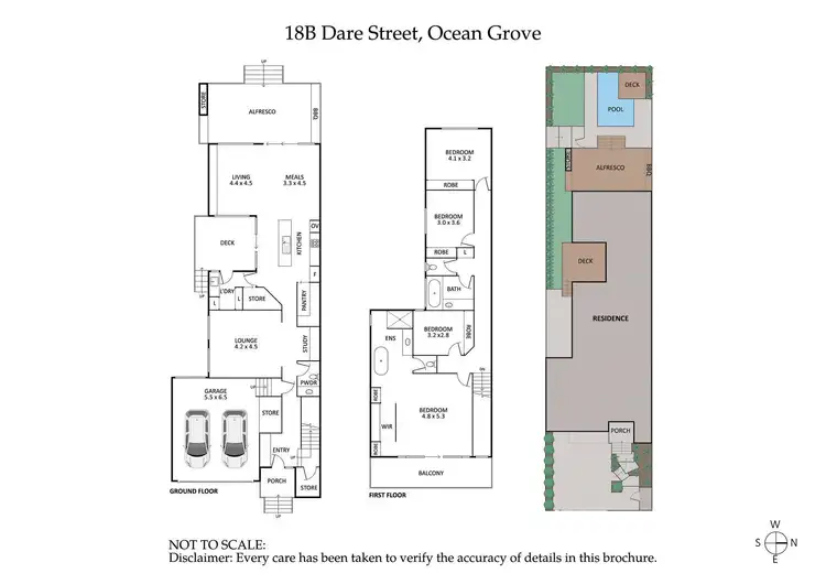 Floorplan of Homely townhouse listing, 18B Dare Street, Ocean Grove VIC 3226