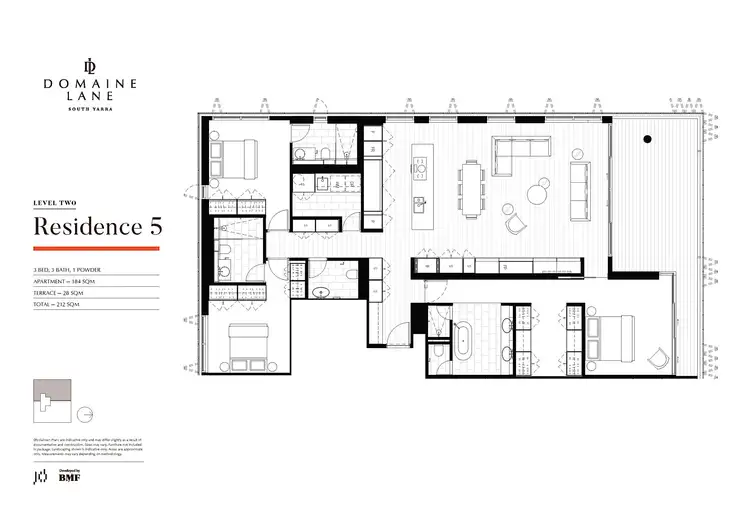 Floorplan of Homely apartment listing, 5/480 Punt Road, South Yarra VIC 3141