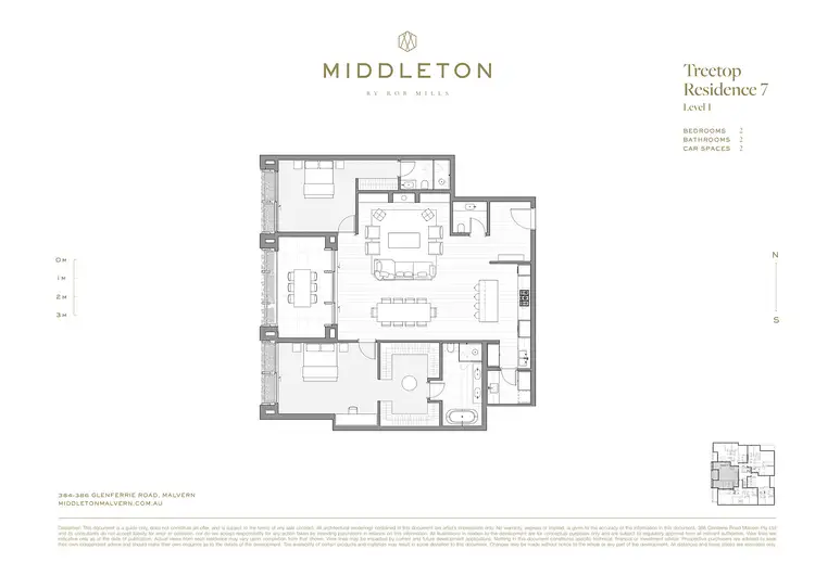 Floorplan of Homely apartment listing, 7/384-386 Glenferrie Road, Malvern VIC 3144