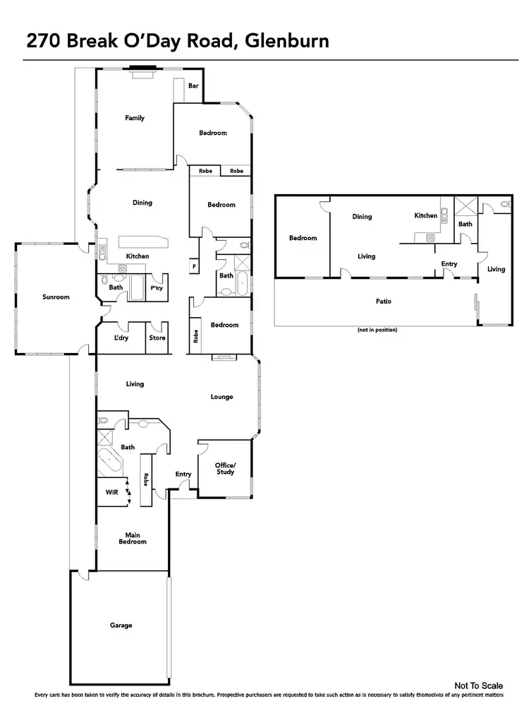 Floorplan of Homely rural property listing, 270 Break O'Day Road, Glenburn VIC 3717
