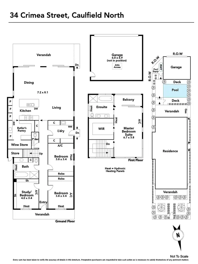 Floorplan of Homely house listing, 34 Crimea Street, Caulfield North VIC 3161