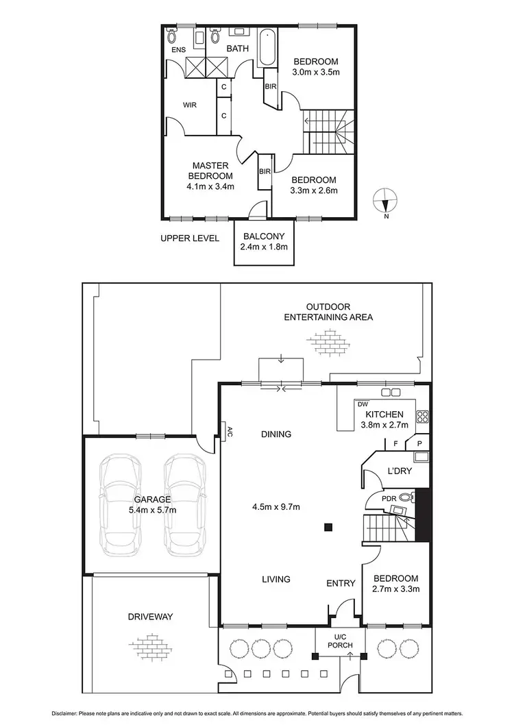 Floorplan of Homely townhouse listing, 2/64 East Boundary Road, Bentleigh East VIC 3165