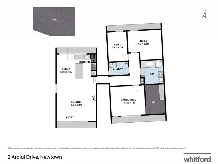 Floorplan of Homely house listing, 2 Ardlui Drive, Newtown VIC 3220