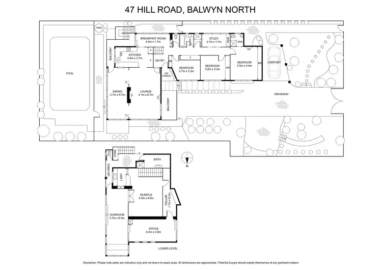 Floorplan of Homely house listing, 47 Hill Road, Balwyn North VIC 3104