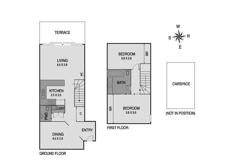 Floorplan of Homely apartment listing, 33/99 Oxford Street, Collingwood VIC 3066