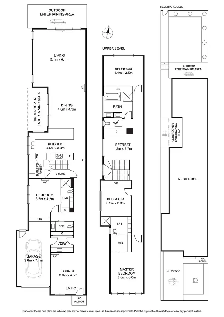 Floorplan of Homely townhouse listing, 15A Bellevue Road, Bentleigh East VIC 3165