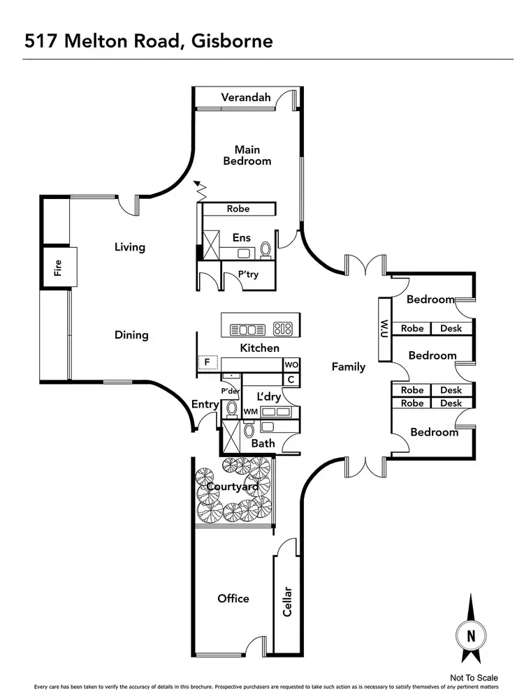 Floorplan of Homely rural property listing, 517 Melton Road, Gisborne VIC 3437