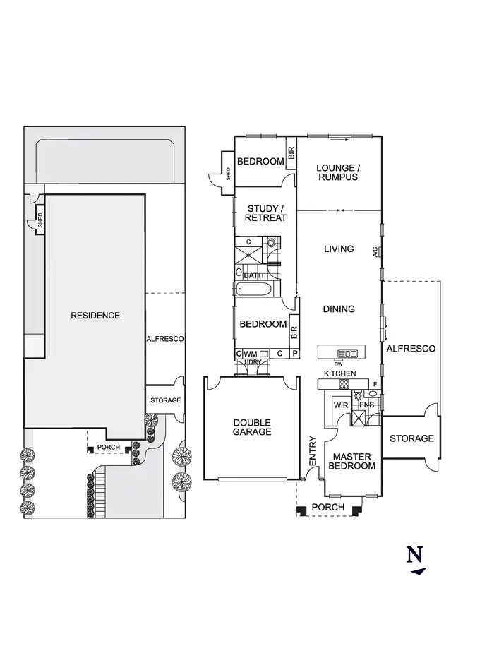 Floorplan of Homely house listing, 13 Coolibah Street, Doreen VIC 3754