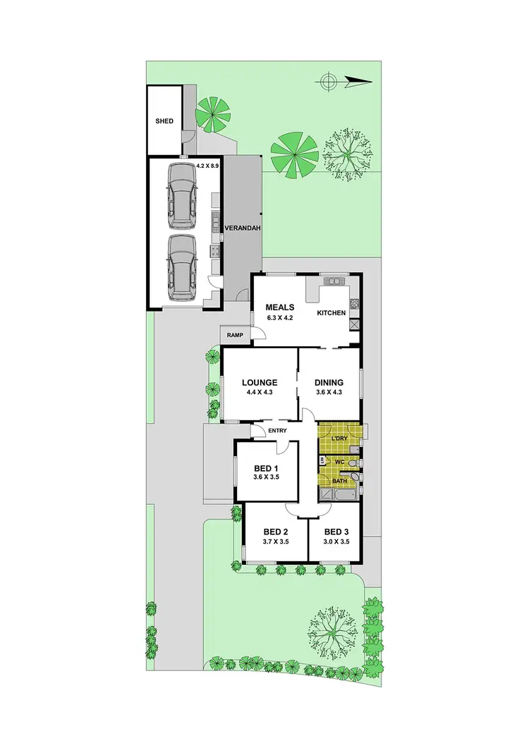 Floorplan of Homely house listing, 41 Taunton Avenue, Preston VIC 3072