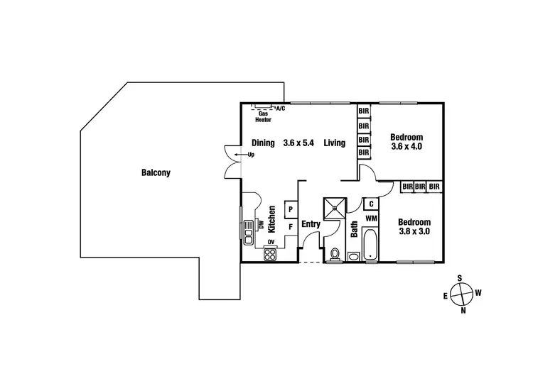 Floorplan of Homely apartment listing, 4/62 Truganini Road, Carnegie VIC 3163