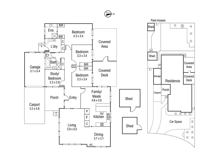 Floorplan of Homely house listing, 6 Somerset Drive, Viewbank VIC 3084