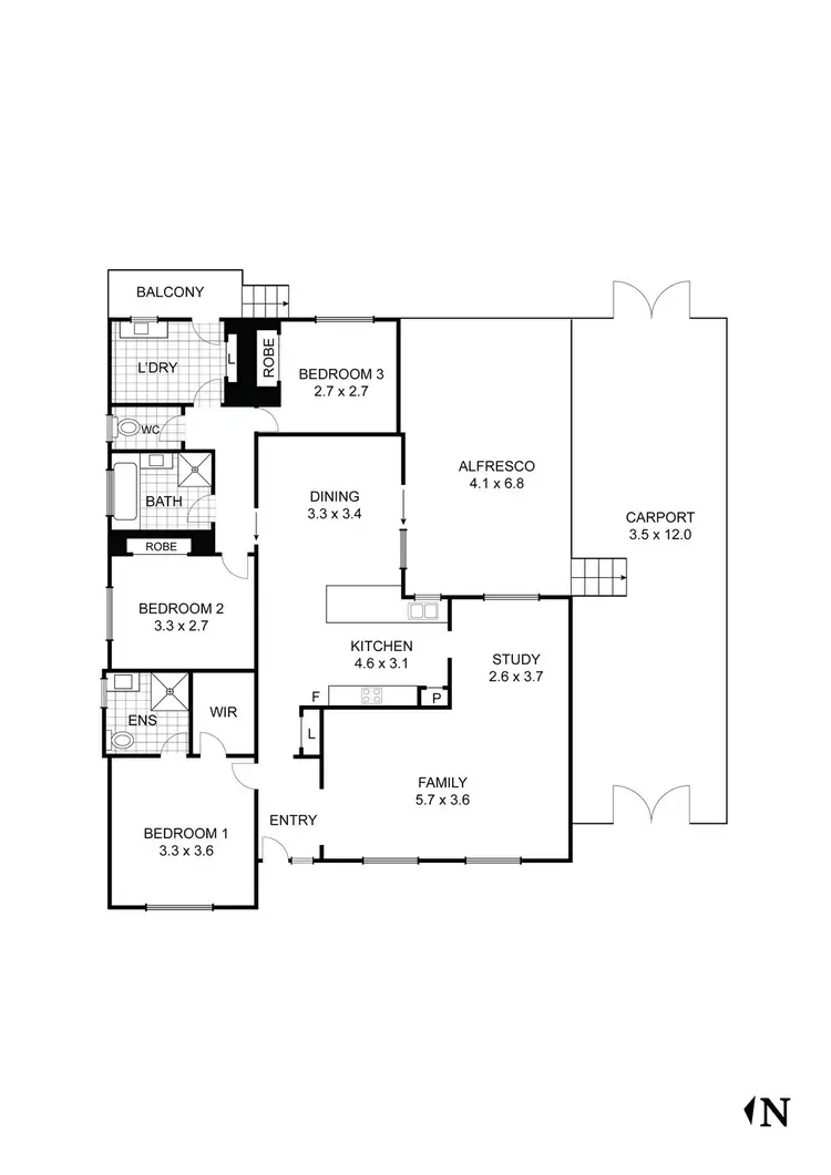 Floorplan of Homely house listing, 128 Raglan Street, Wallan VIC 3756