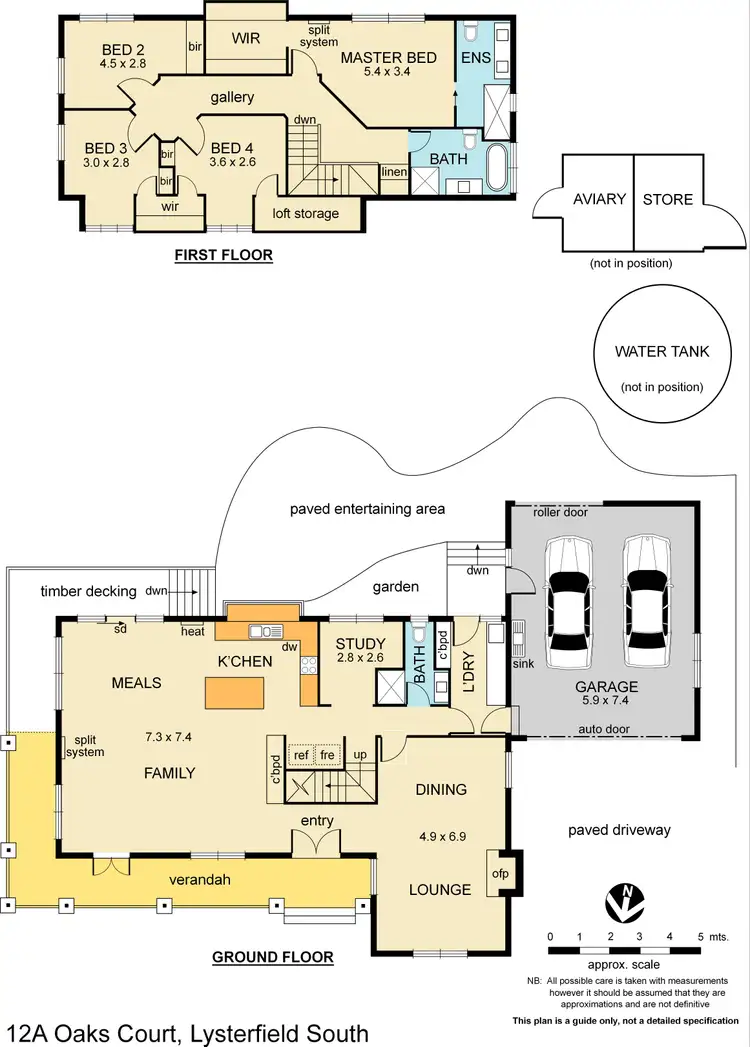 Floorplan of Homely house listing, 12A Oaks Court, Lysterfield South VIC 3156