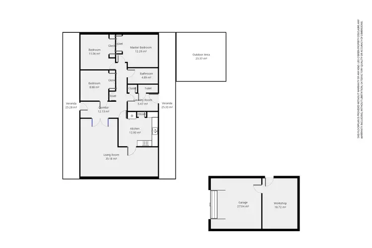 Floorplan of Homely house listing, 19 Hansen Street, Seaspray VIC 3851