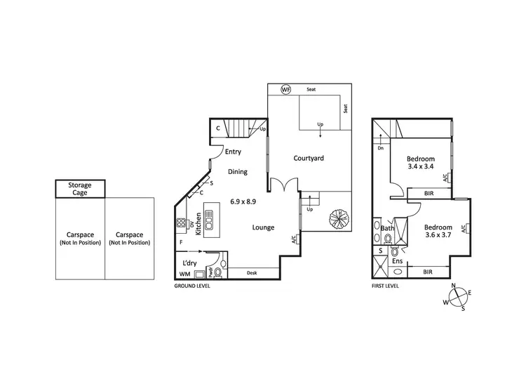 Floorplan of Homely apartment listing, 13/93 Highett Road, Hampton VIC 3188