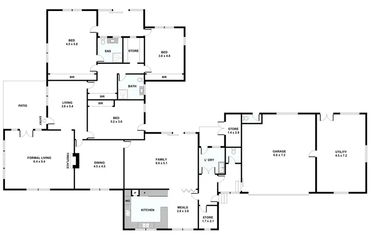 Floorplan of Homely rural property listing, 6 -10 Spring Lane, Coldstream VIC 3770