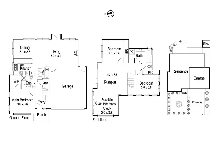Floorplan of Homely townhouse listing, 5/10-14 Francis Street, Heidelberg Heights VIC 3081