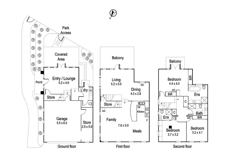 Floorplan of Homely townhouse listing, 9/113-115 Banksia Street, Eaglemont VIC 3084