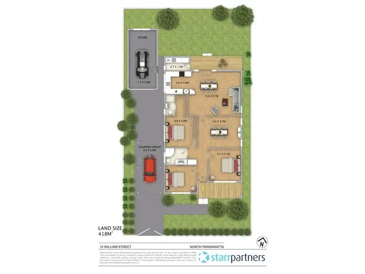 Floorplan of Homely house listing, 10 William Street, North Parramatta NSW 2151