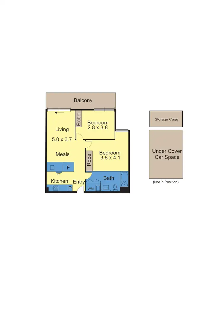 Floorplan of Homely apartment listing, 404/113 Pier Street, Altona VIC 3018