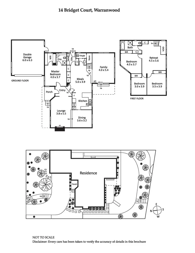 Floorplan of Homely house listing, 14 Bridget Court, Warranwood VIC 3134