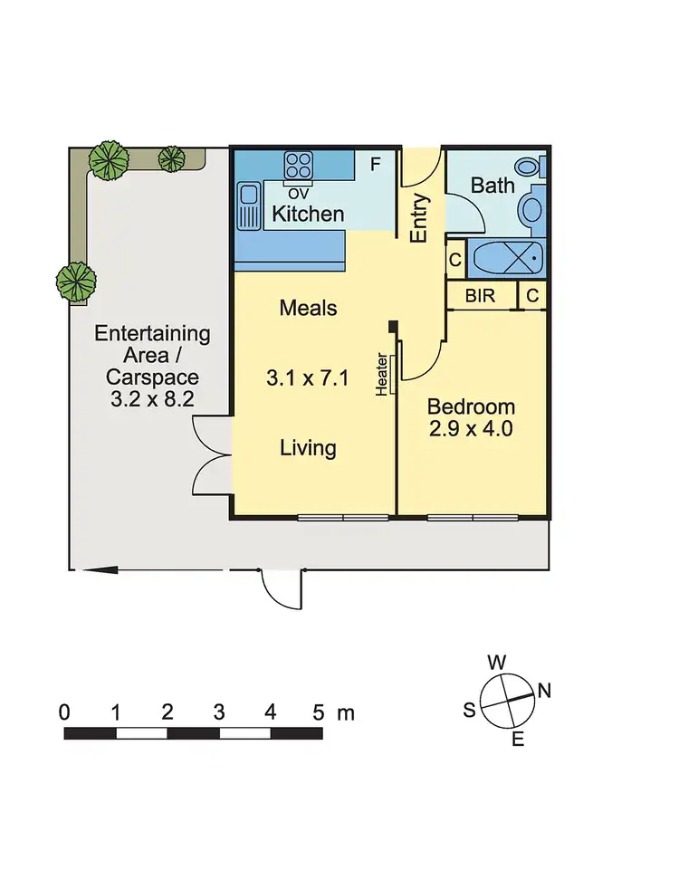 Floorplan of Homely apartment listing, 5/48 Scotia Street, Moonee Ponds VIC 3039