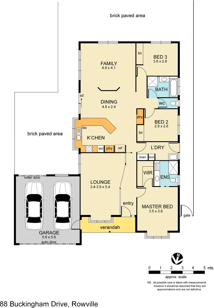 Floorplan of Homely house listing, 88 Buckingham Drive, Rowville VIC 3178