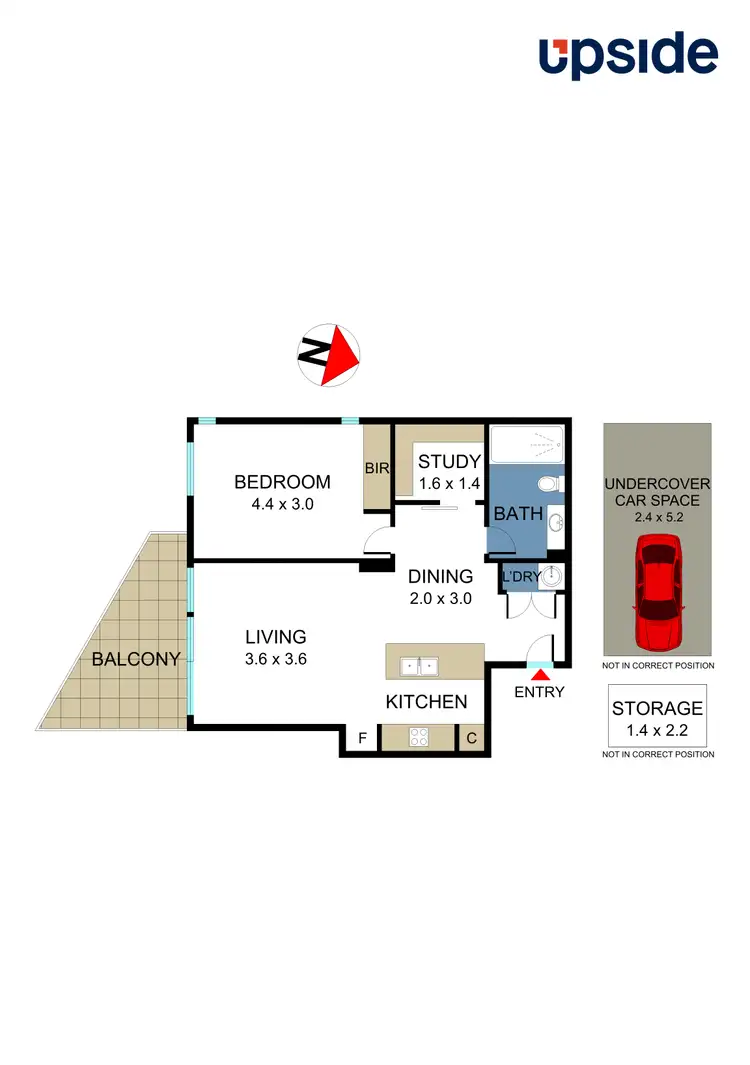 Floorplan of Homely apartment listing, 612C/7-13 Centennial  Avenue, Lane Cove NSW 2066