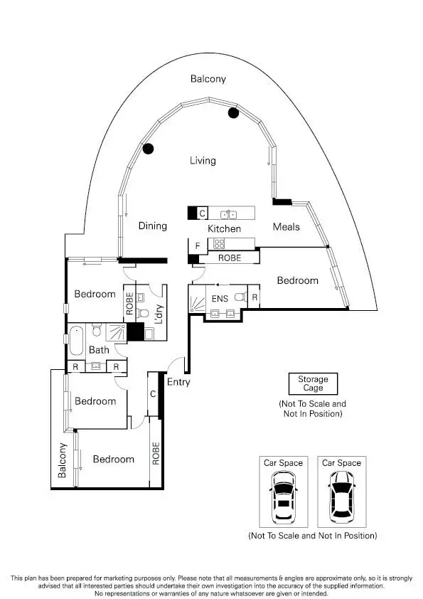 Floorplan of Homely apartment listing, 2201/70 Lorimer Street, Docklands VIC 3008