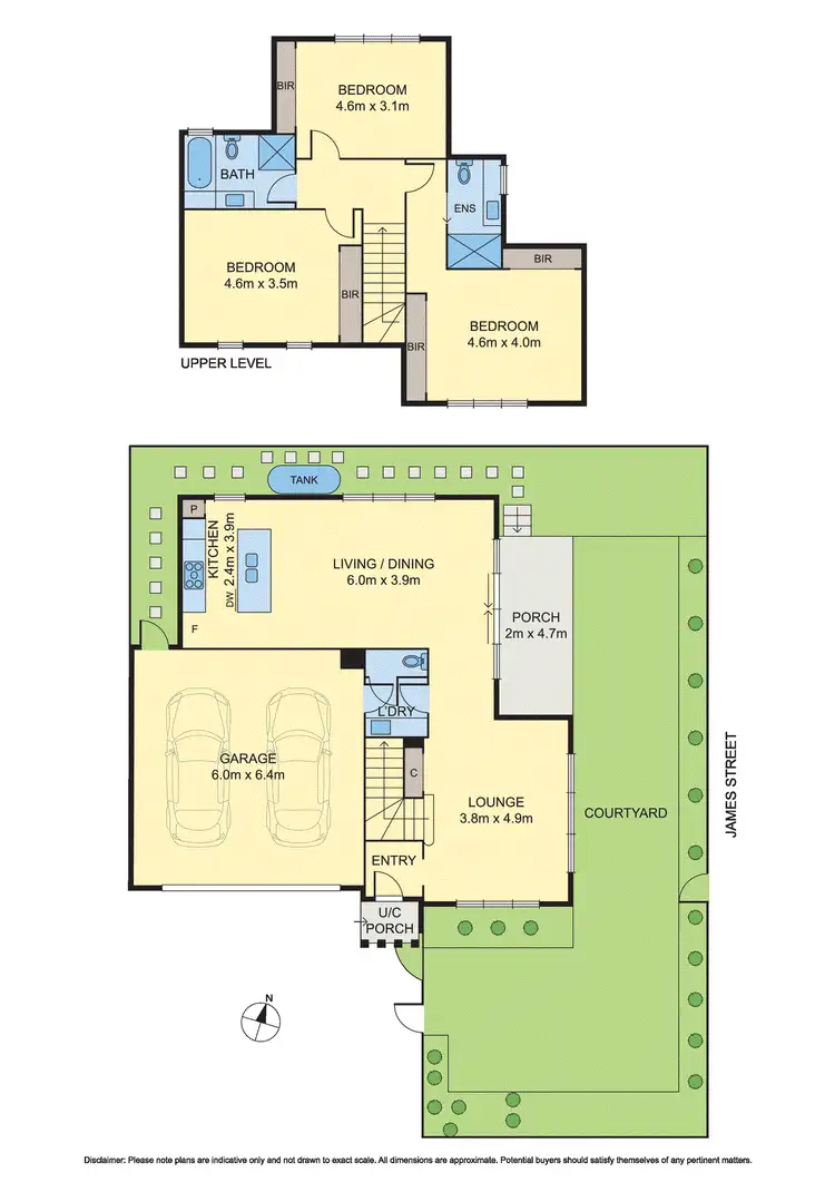 Floorplan of Homely townhouse listing, 2&3/15 Kinkora Road, Blackburn VIC 3130