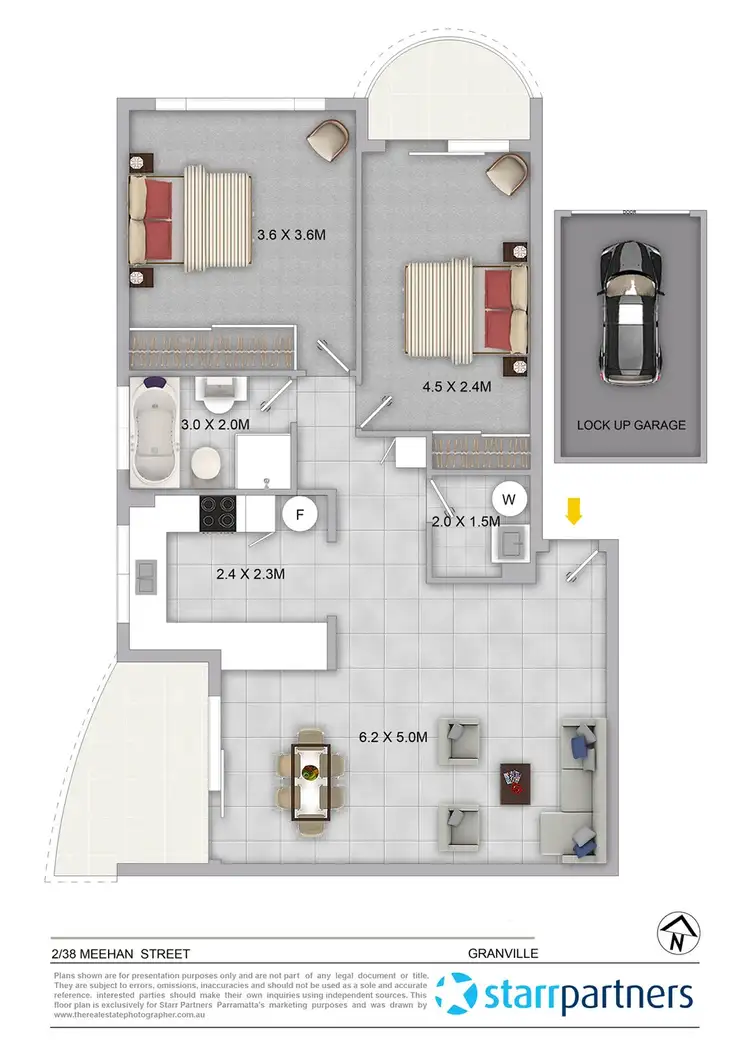 Floorplan of Homely apartment listing, 2/38-40 Meehan Street, Granville NSW 2142