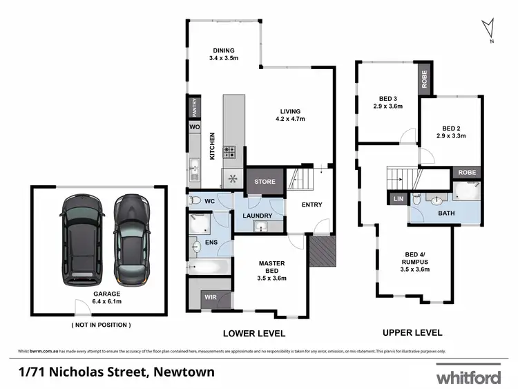 Floorplan of Homely house listing, 1/71 Nicholas Street, Newtown VIC 3220
