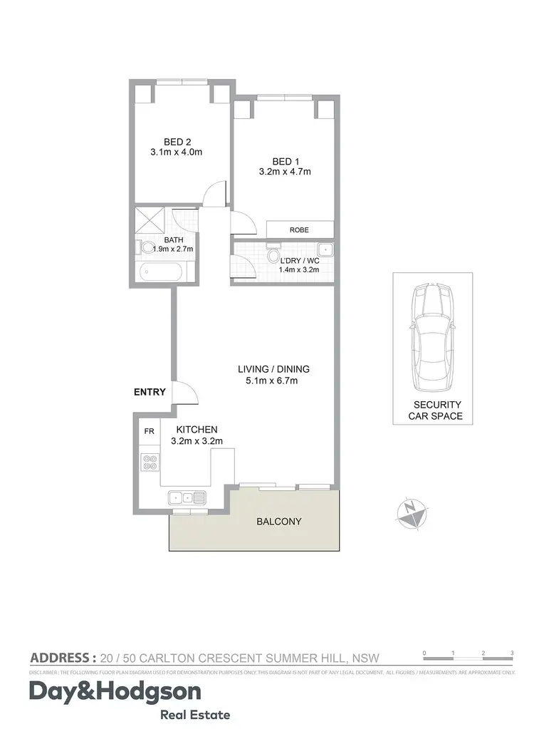 Floorplan of Homely apartment listing, 20/50 Carlton Crescent, Summer Hill NSW 2130