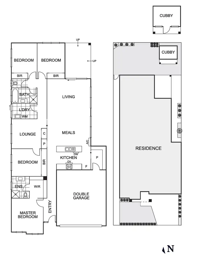 Floorplan of Homely house listing, 13 Gallivant Drive, Doreen VIC 3754