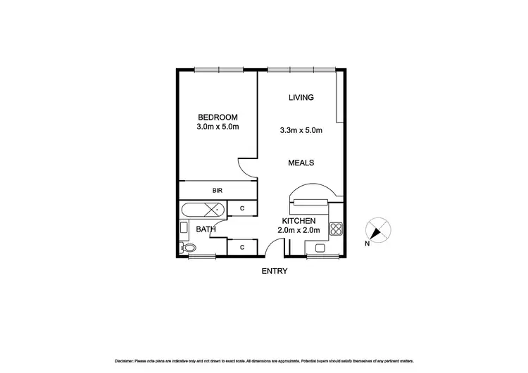 Floorplan of Homely apartment listing, 13/169 Ormond Road, Elwood VIC 3184