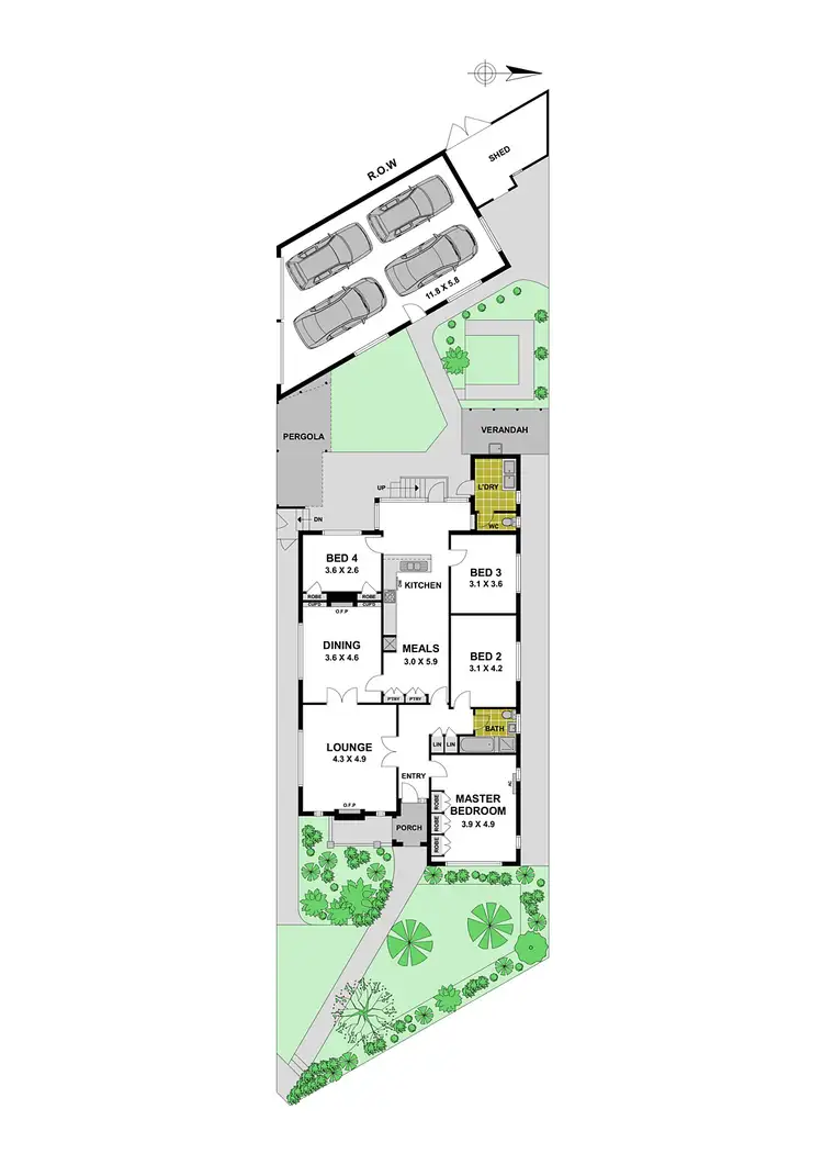 Floorplan of Homely house listing, 1 Stafford Street, Preston VIC 3072