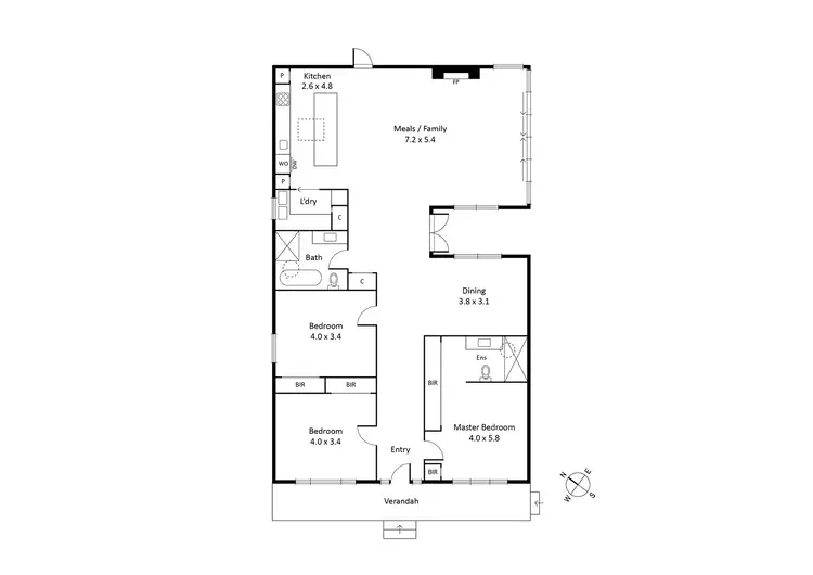 Floorplan of Homely house listing, 66 Verdon Street, Williamstown VIC 3016