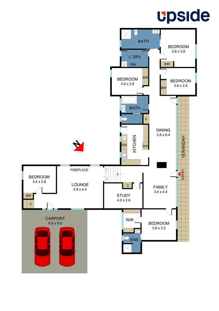 Floorplan of Homely house listing, 86 Walkers Road, Mount Eliza VIC 3930
